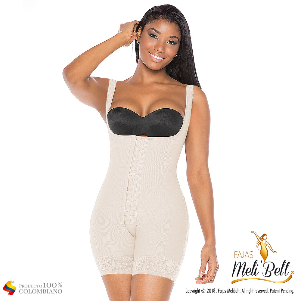  Fajas MeliBelt 2019 - GAIA - Womens POWERNET Body Shaper  COLOMBIANA (M, NEGRO) : Clothing, Shoes & Jewelry